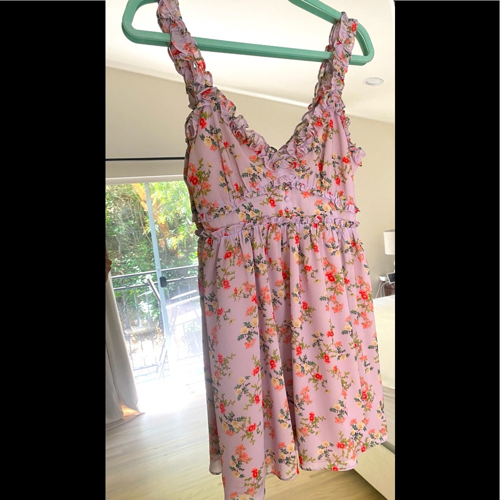 Lovers + friends lilac mini dress xs